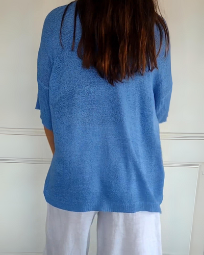 CELIA - OBERTEIL AUS ATMUNGSAKTIVEM BAUMWOLLE