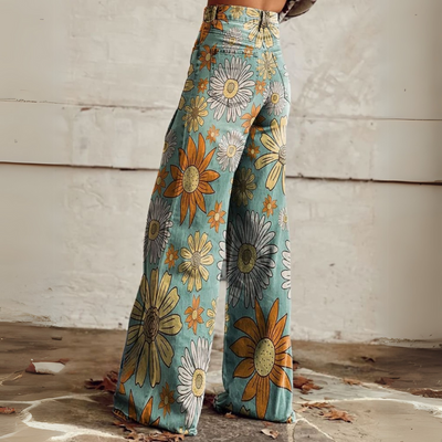 Gemusterte Hose für Damen