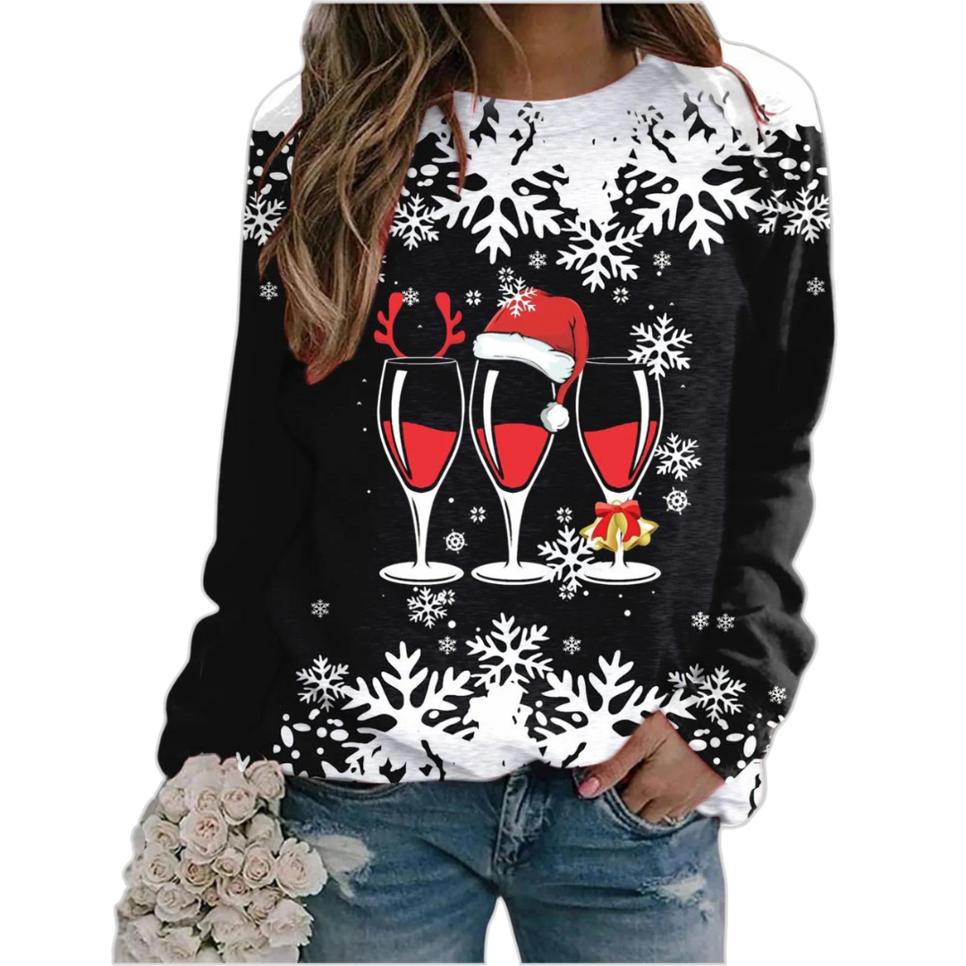 Weihnachtlicher Pullover für Damen