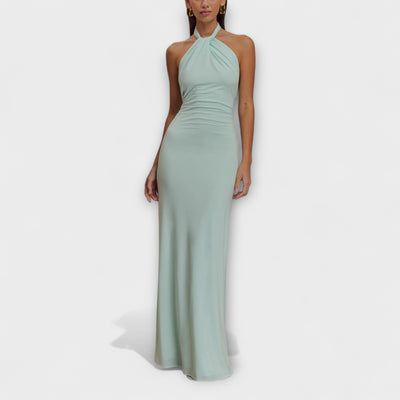 Lagune - Slinky Halter Maxi Dress