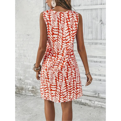 Bedrucktes Kleid für Damen