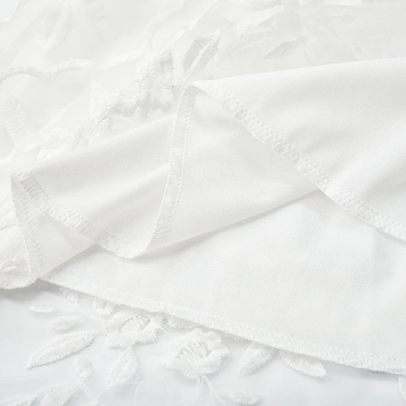 Damen Strandkleid Mit Blumenstickerei | Mini