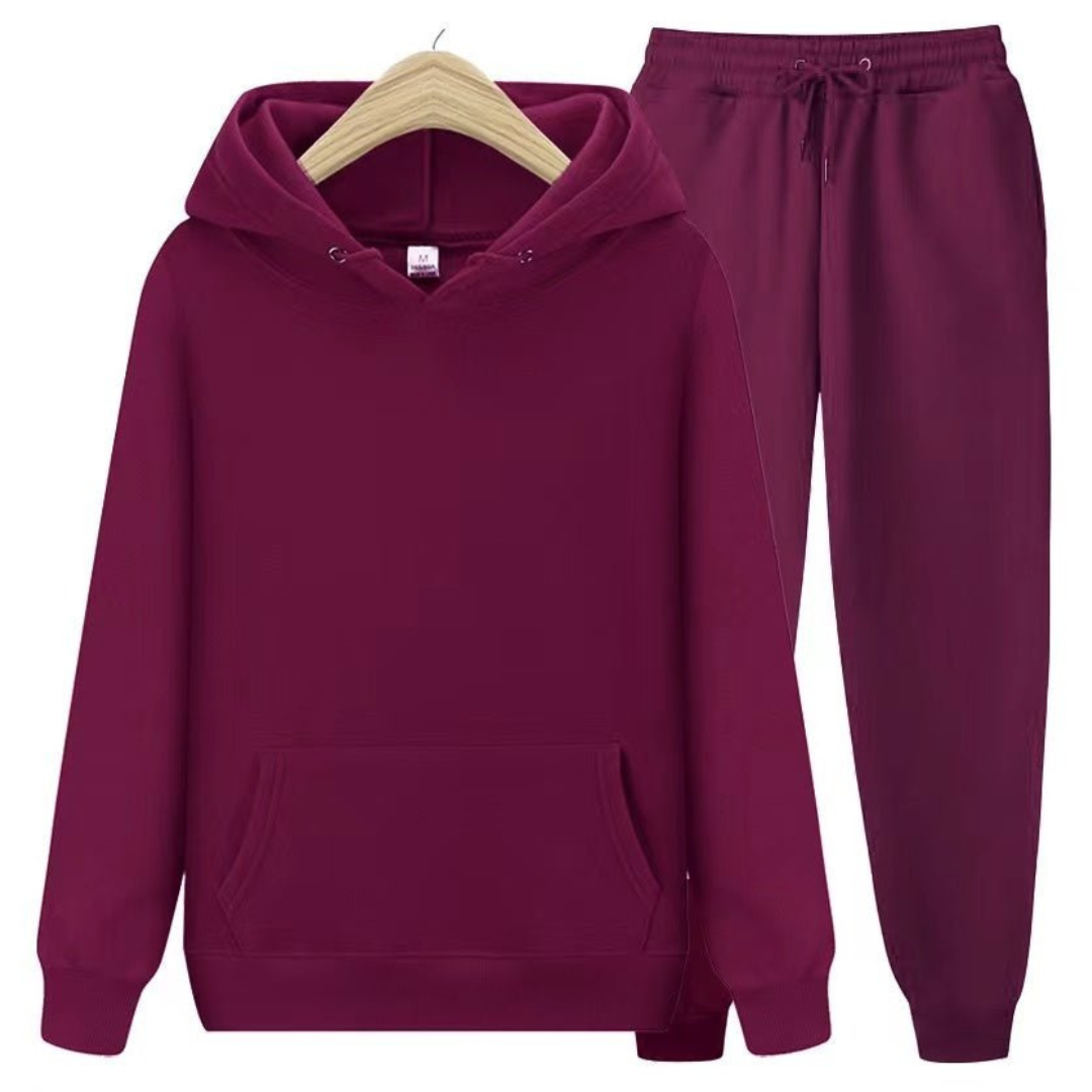Herren Lässiges Kapuzenpullover Und Jogger Set | Lockerer Schnitt