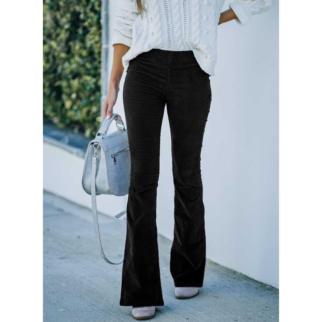 Flared Cordhosen für Damen