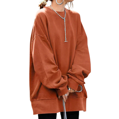 Lässiges Sweatshirt mit lockerer Passform für Damen
