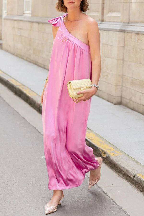 Alicia® | Elegantes One-Shoulder-Schnürkleid