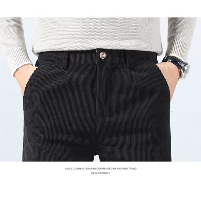 MIRAVO | Cordhose für Herren mit Bügelfalte & Slim Fit