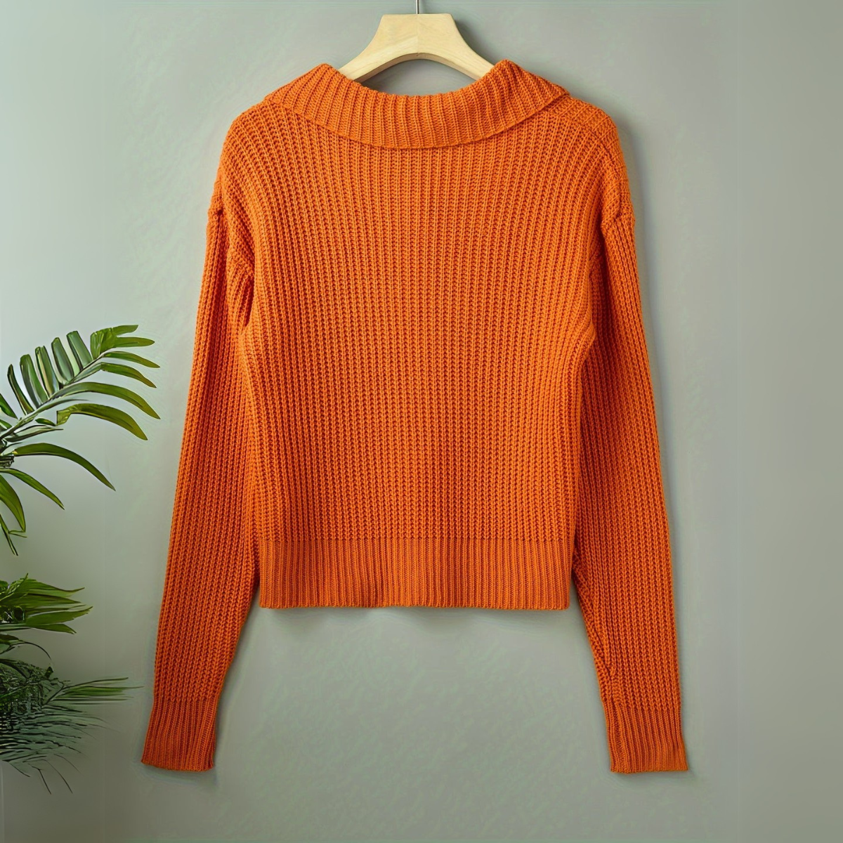 Grobstrick-Cardigan mit Knöpfen für Damen