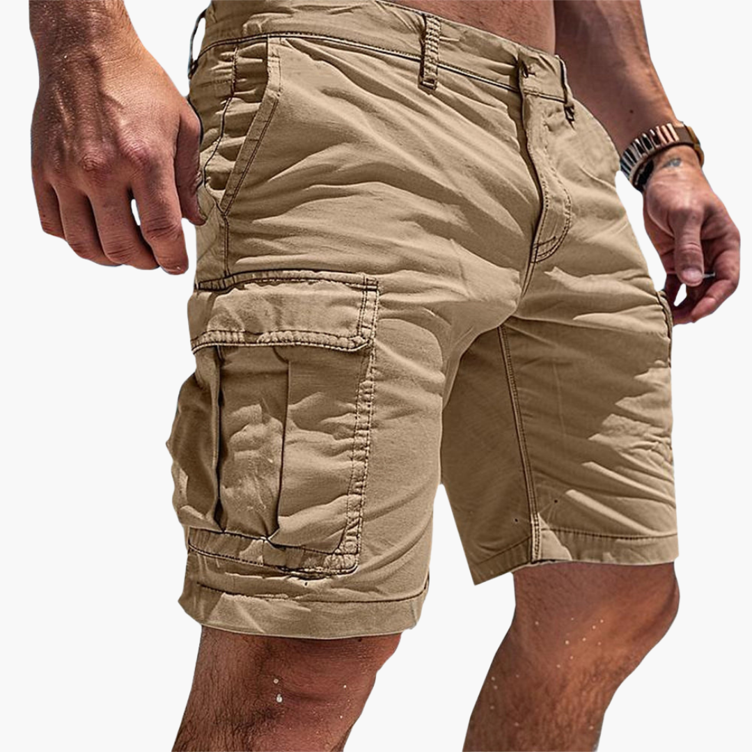 Herren Cargo-Shorts in Knielänge mit schnell trocknendem Stoff