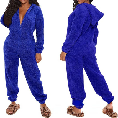 Jumpsuit mit Kapuze für Damen