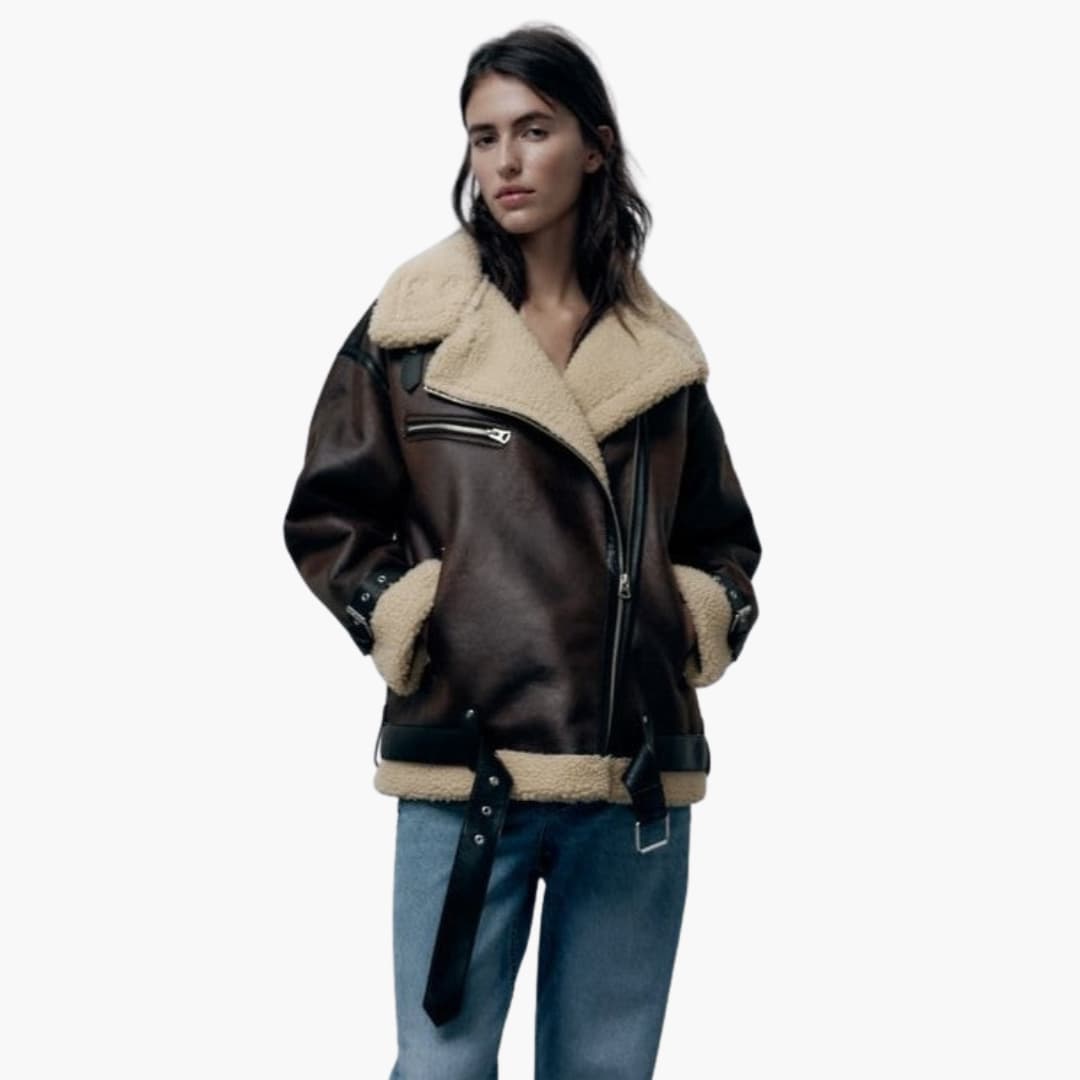 Faux Lapel Jacket für Damen