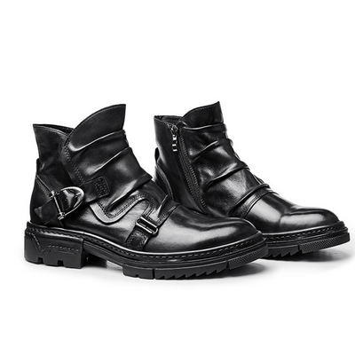 Strapazierfähige Herren Biker Stiefel