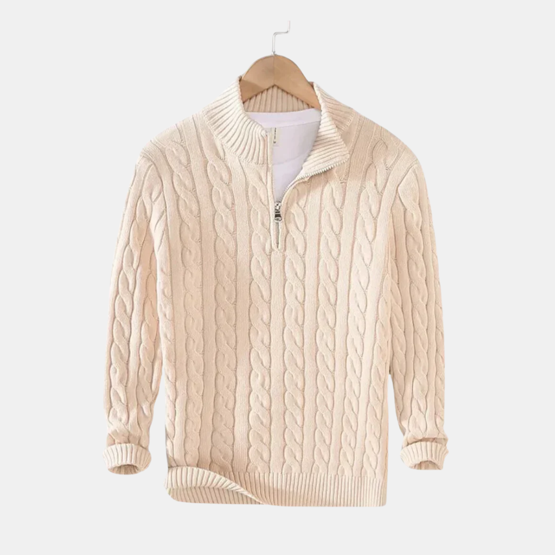 Alessandro™ | Eleganter Pullover mit Reißverschluss