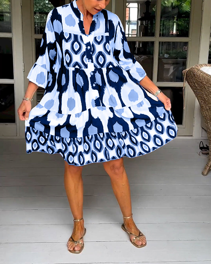 Bedrucktes kleid