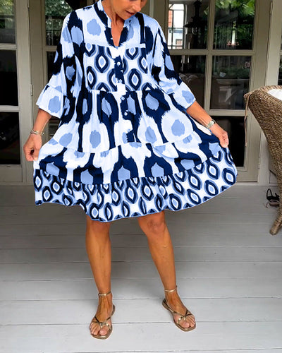 Bedrucktes kleid