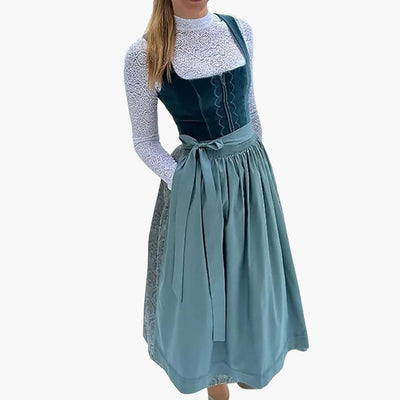 Dirndl kleid mit Schnürung für Damen - Oktoberfest 2025