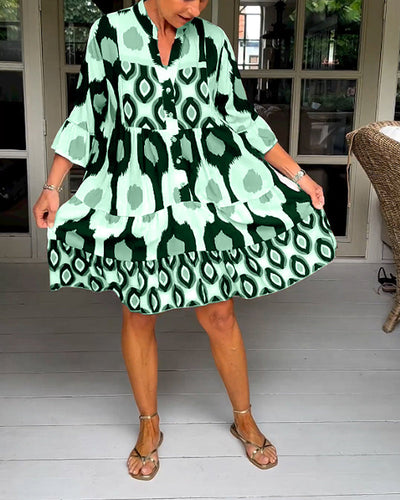 Bedrucktes kleid
