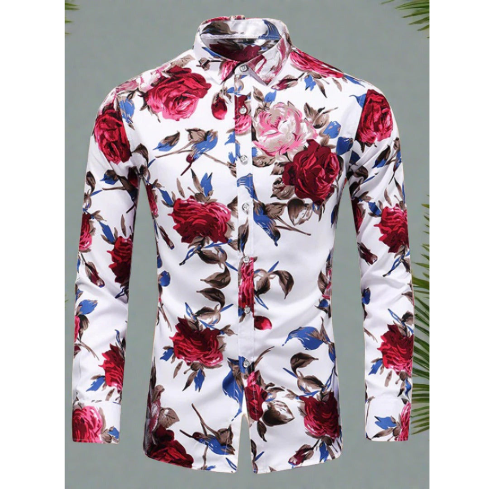 Hemd mit Blumenmuster für Herren