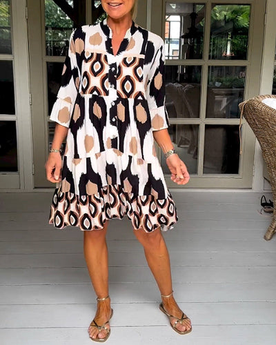 Bedrucktes kleid