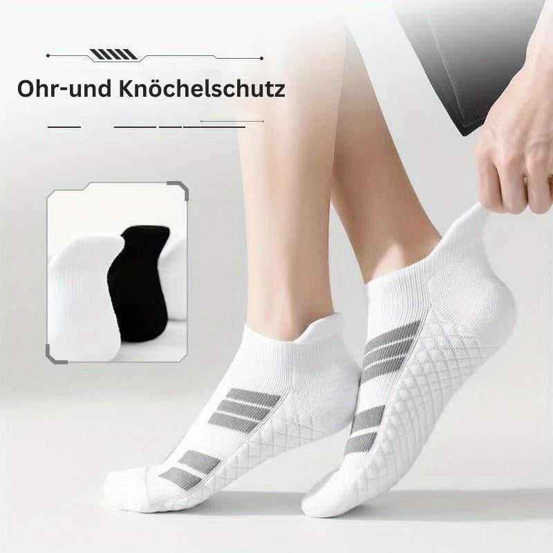 SwiftStep – Atmungsaktiv Rutschfest Streifen Sport Socken