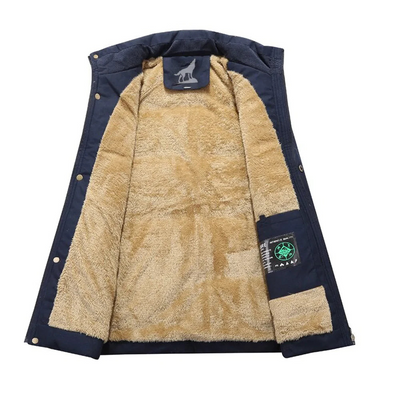 Abnehmbare Kapuze Winterjacke für Herren