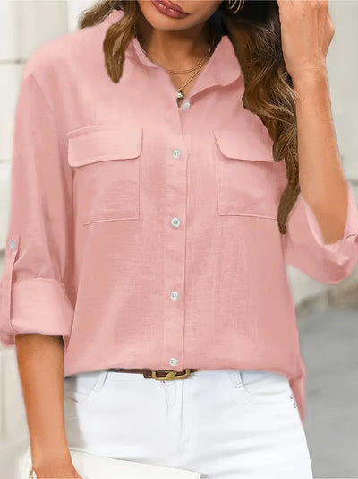 Athena - Baumwollhemd Mit Fronttaschen