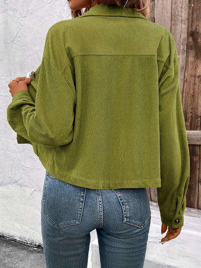 Nichola – Langärmelige Jacke Mit Knopfleiste