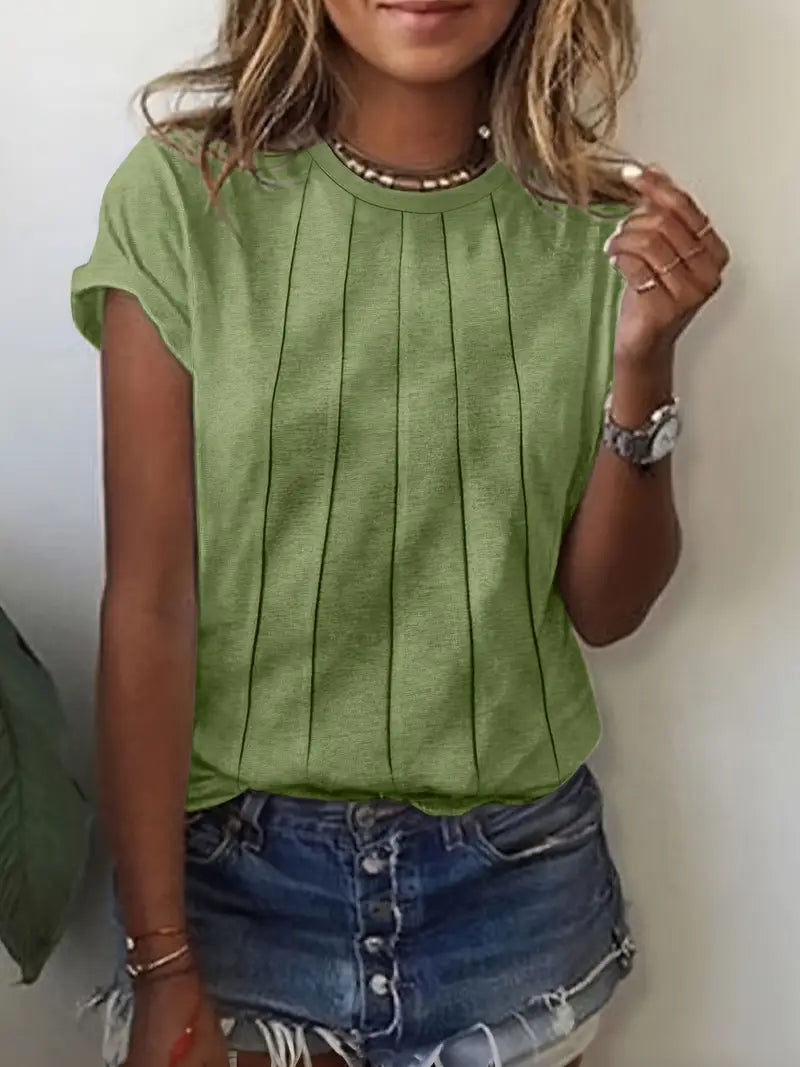 Vitaliya - Lässiges T-Hemd Mit Kurzen Ärmeln