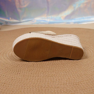 Mila - Espadrille-Keilsandalen für Frauen