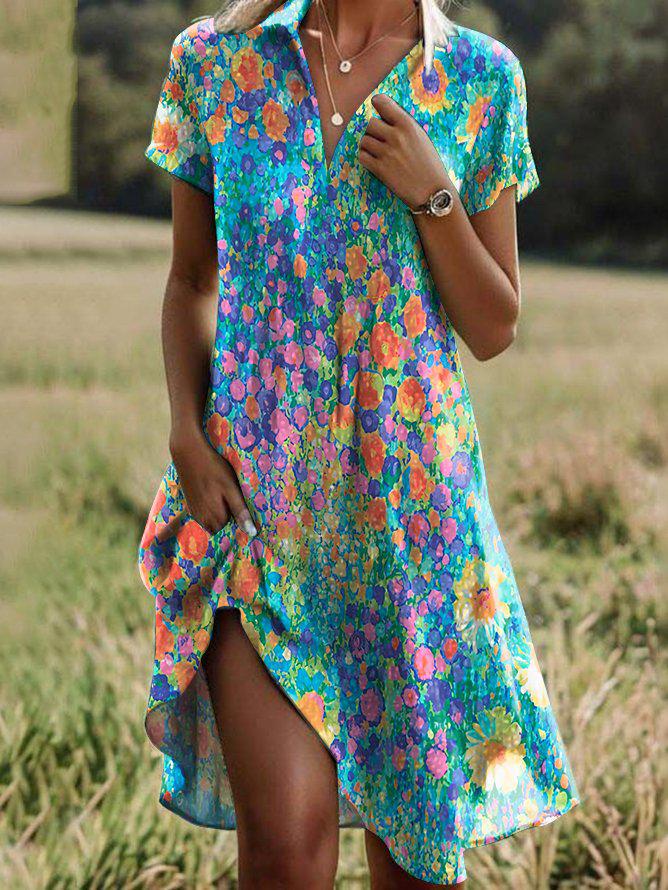 Bequemes sommerkleid für frauen