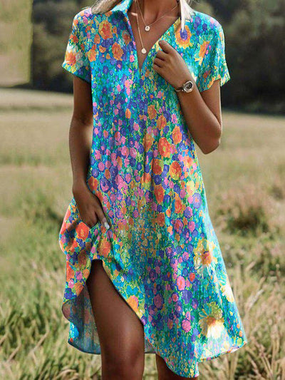 Bequemes sommerkleid für frauen