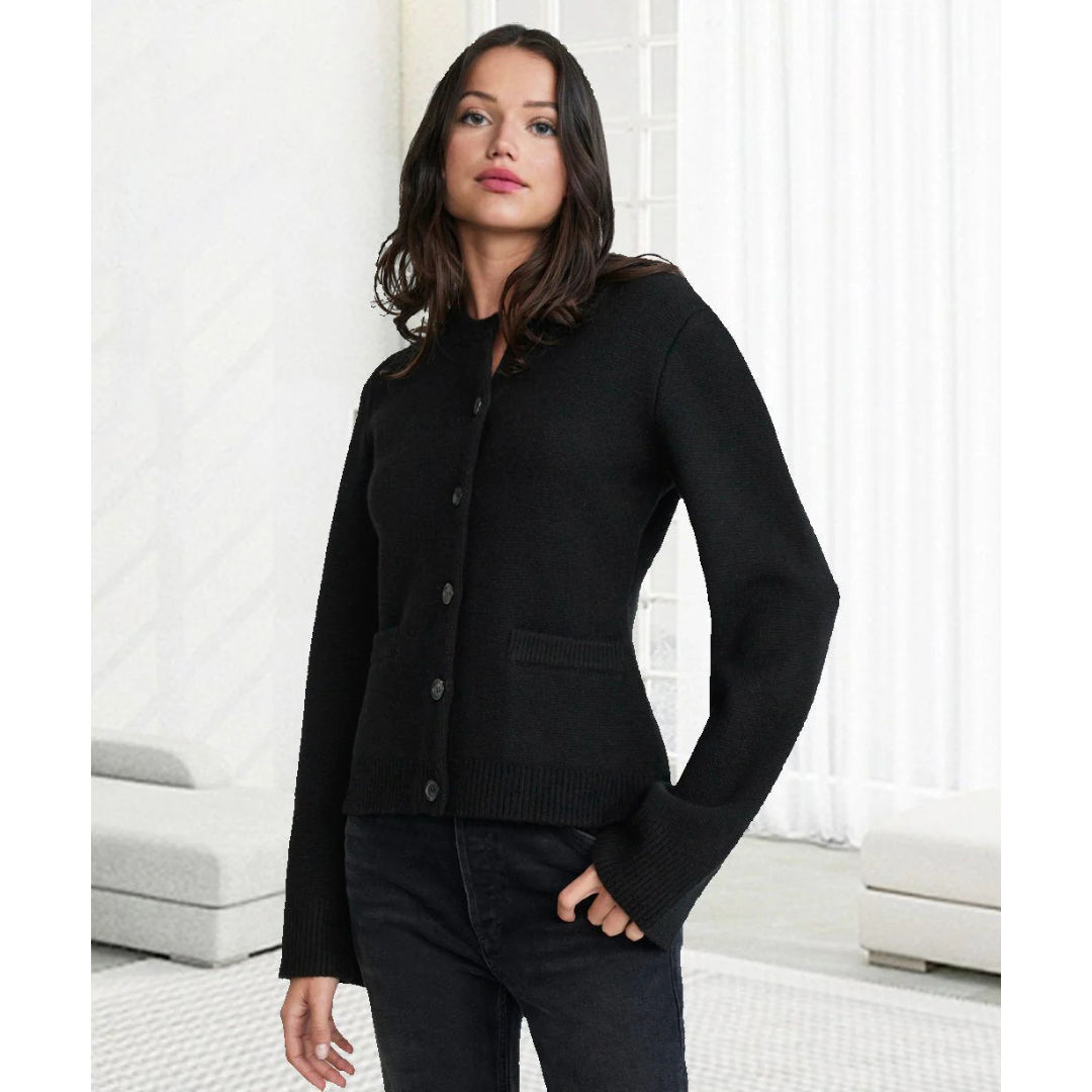 Strickjacke mit Knopfleiste für Damen