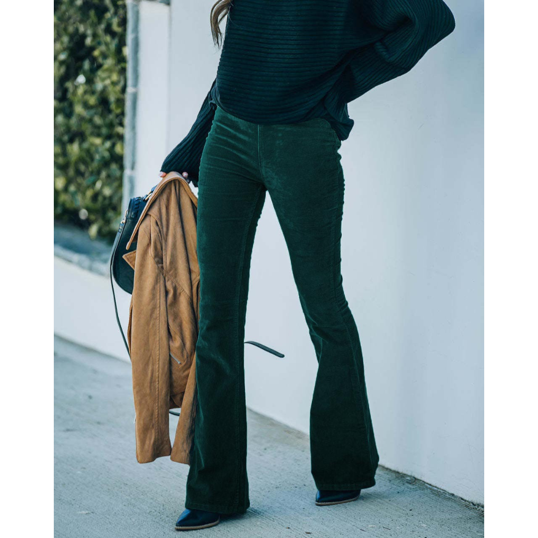 Flared Cordhosen für Damen