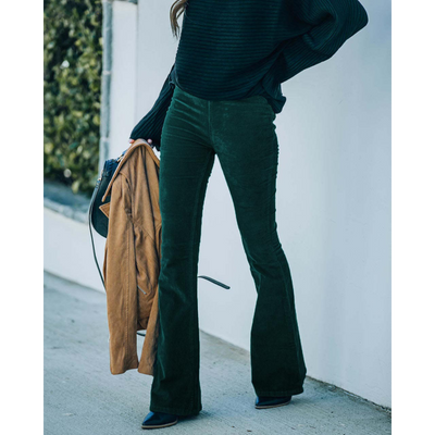 Flared Cordhosen für Damen