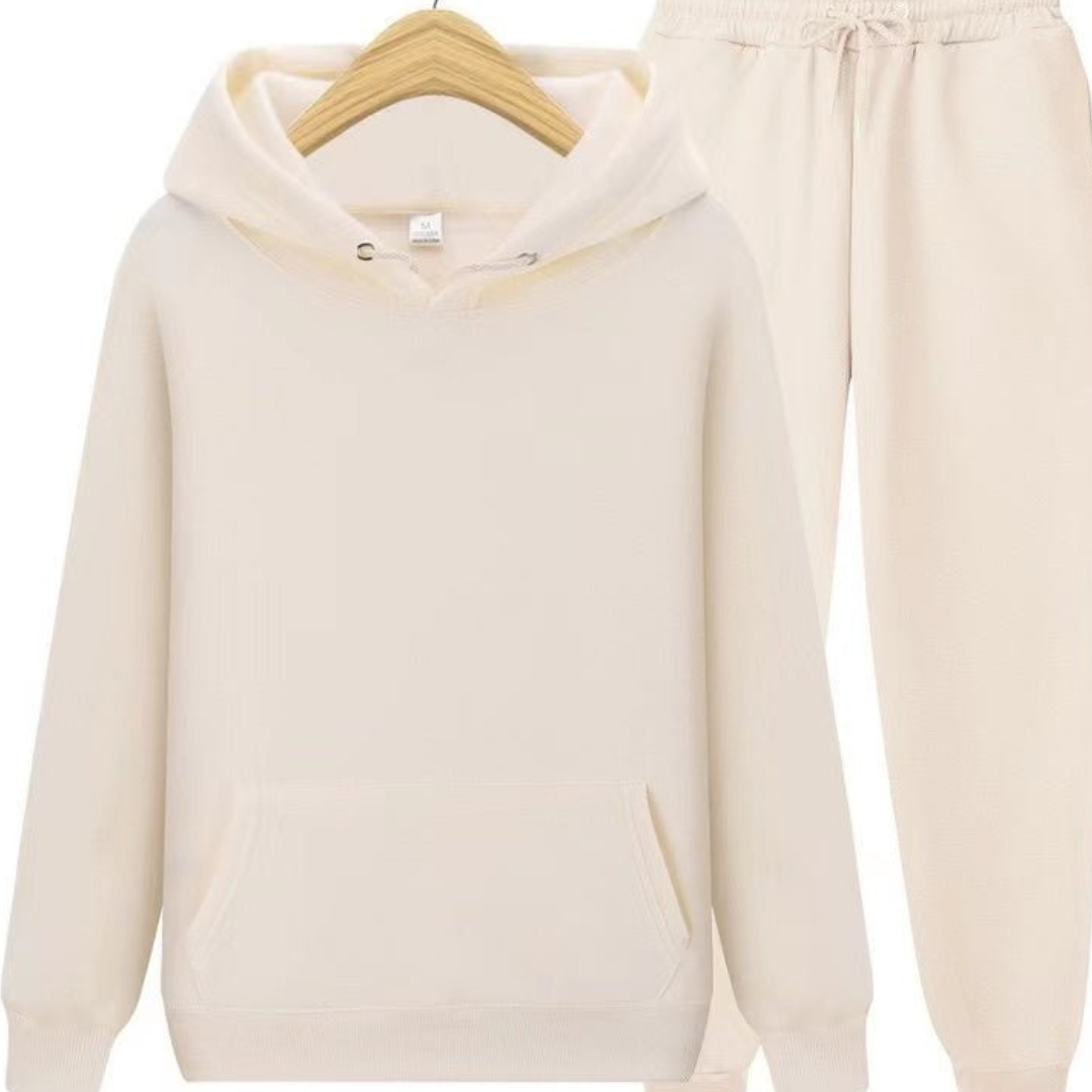 Herren Lässiges Kapuzenpullover Und Jogger Set | Lockerer Schnitt