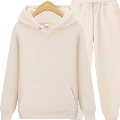 Herren Lässiges Kapuzenpullover Und Jogger Set | Lockerer Schnitt