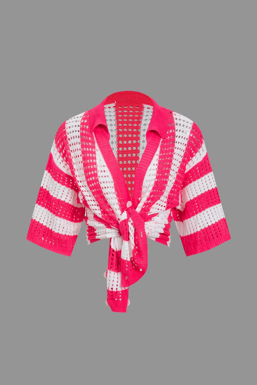 Noemi | Stylisches Häkel-Zweiteiler-Set mit Streifenmuster