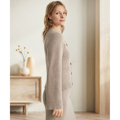 Strickjacke mit Knopfleiste für Damen
