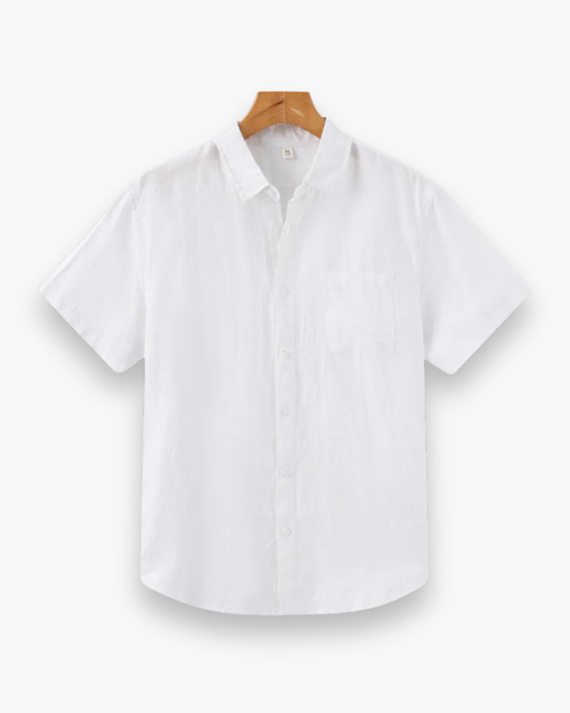 Herren Lässiges Kurzarmhemd | Atmungsaktiv für Sommer