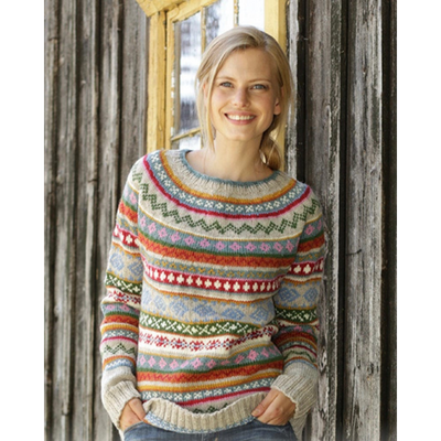 Gemusterter Pullover für Damen