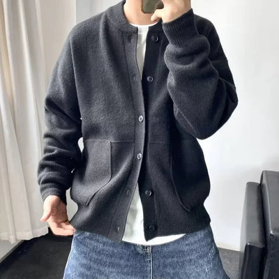 Knopf-Cardigan für Herren