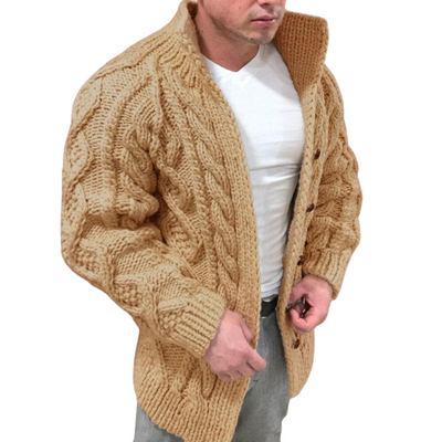 Gestrickte Strickjacke für Herren