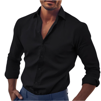 Slim Fit Langarmhemd für Herren