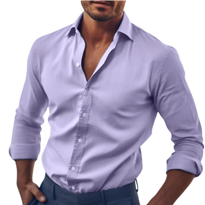 Slim Fit Langarmhemd für Herren