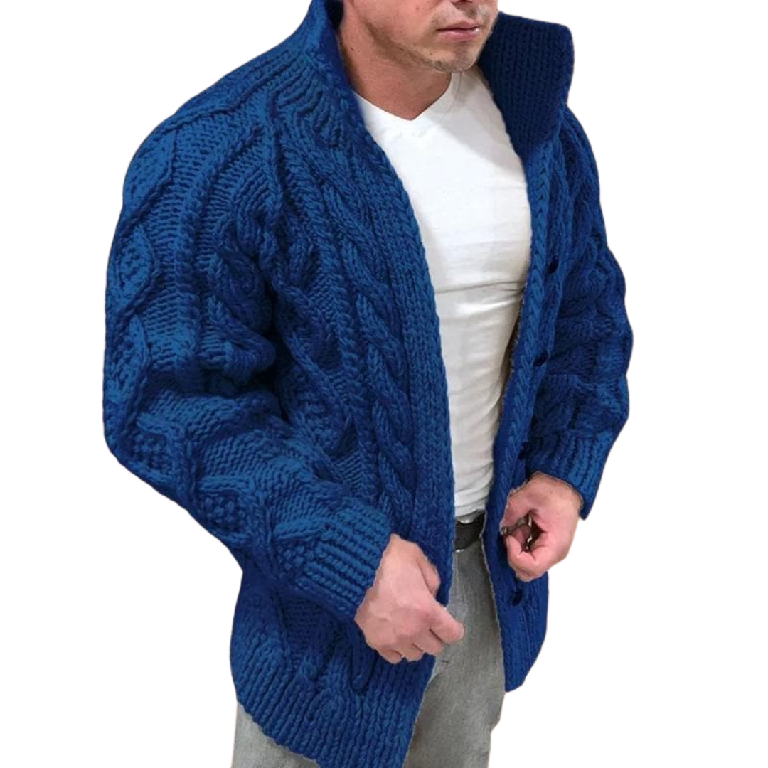 Gestrickte Strickjacke für Herren