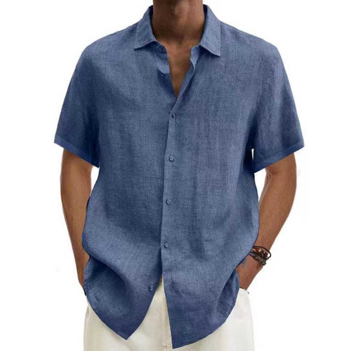 Kurzärmeliges, Lässiges Button Down Hemd Für Herren | Sommer