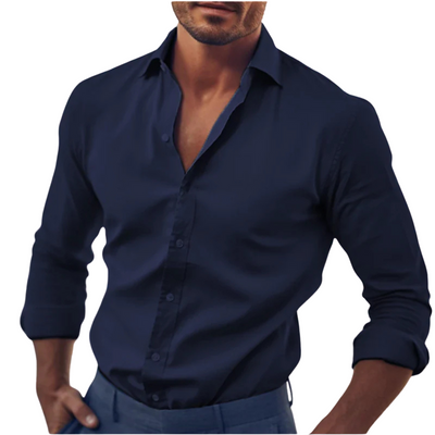 Slim Fit Langarmhemd für Herren