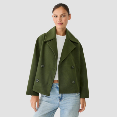 Boxy Zweireiher Jacke für Damen