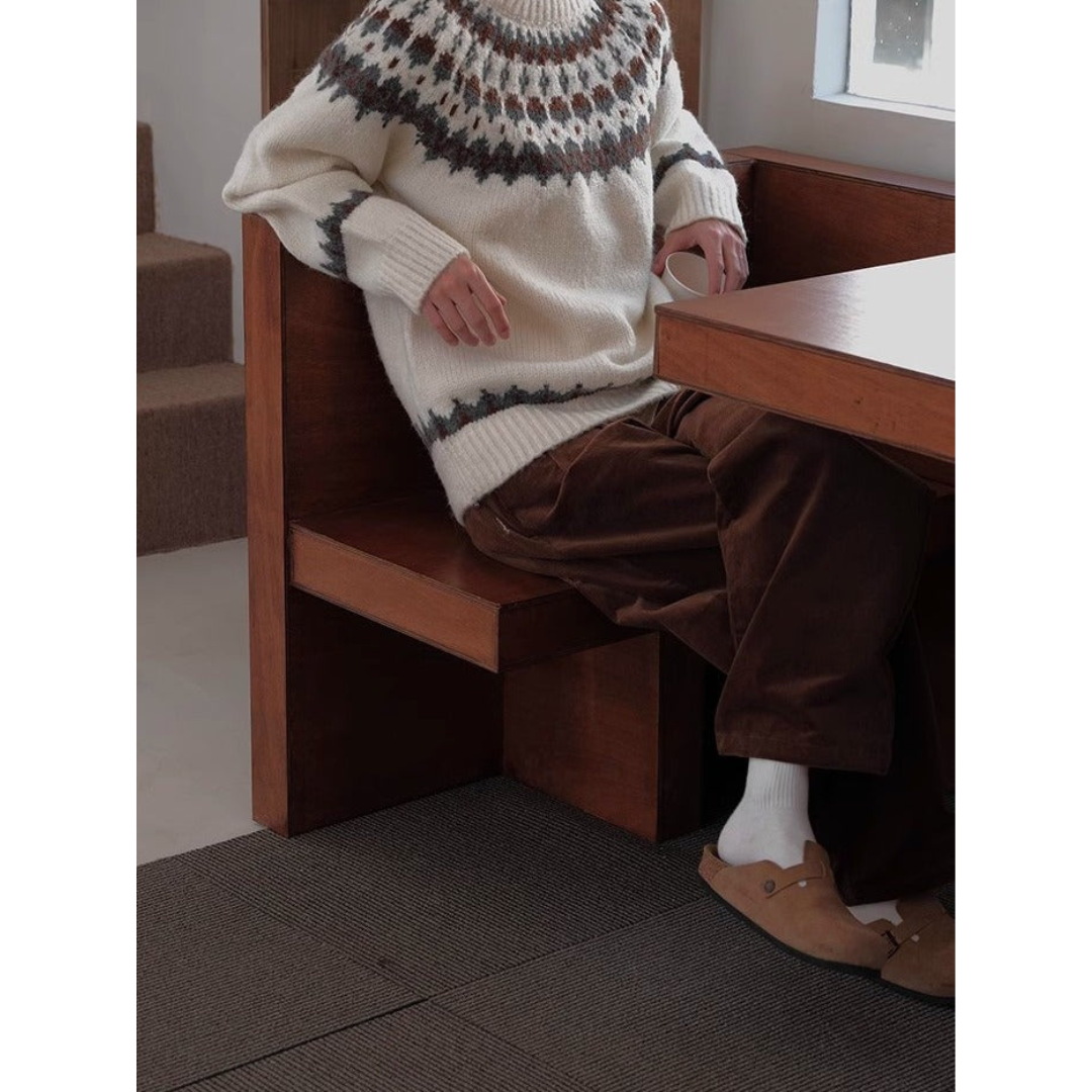 Gemusterter Pullover für Herren