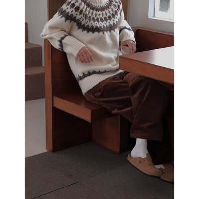 Gemusterter Pullover für Herren